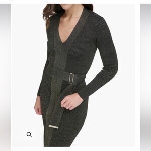 Vince Camuto Lurex Bodycon Dress size small NWT